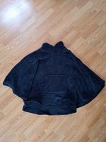 Damen Poncho dunkelblau Polyester neuwertig