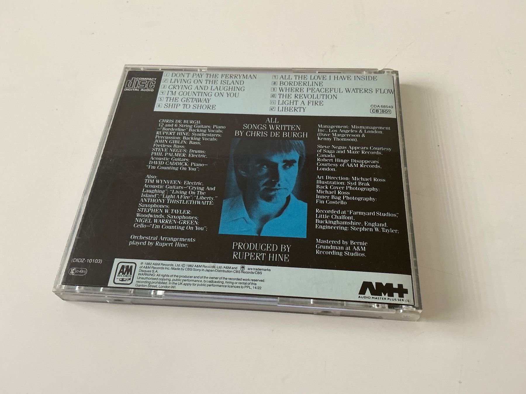 CDs: Chris de Burgh / The Getaway / 1982 – Gebraucht aus Dübendorf von Shreck 1