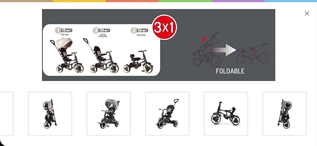 Veicoli per bambini: QPlay Rito 3in1 Deluxe-Dreirad – Usato da Udligenswil venduto da M_Ha 2