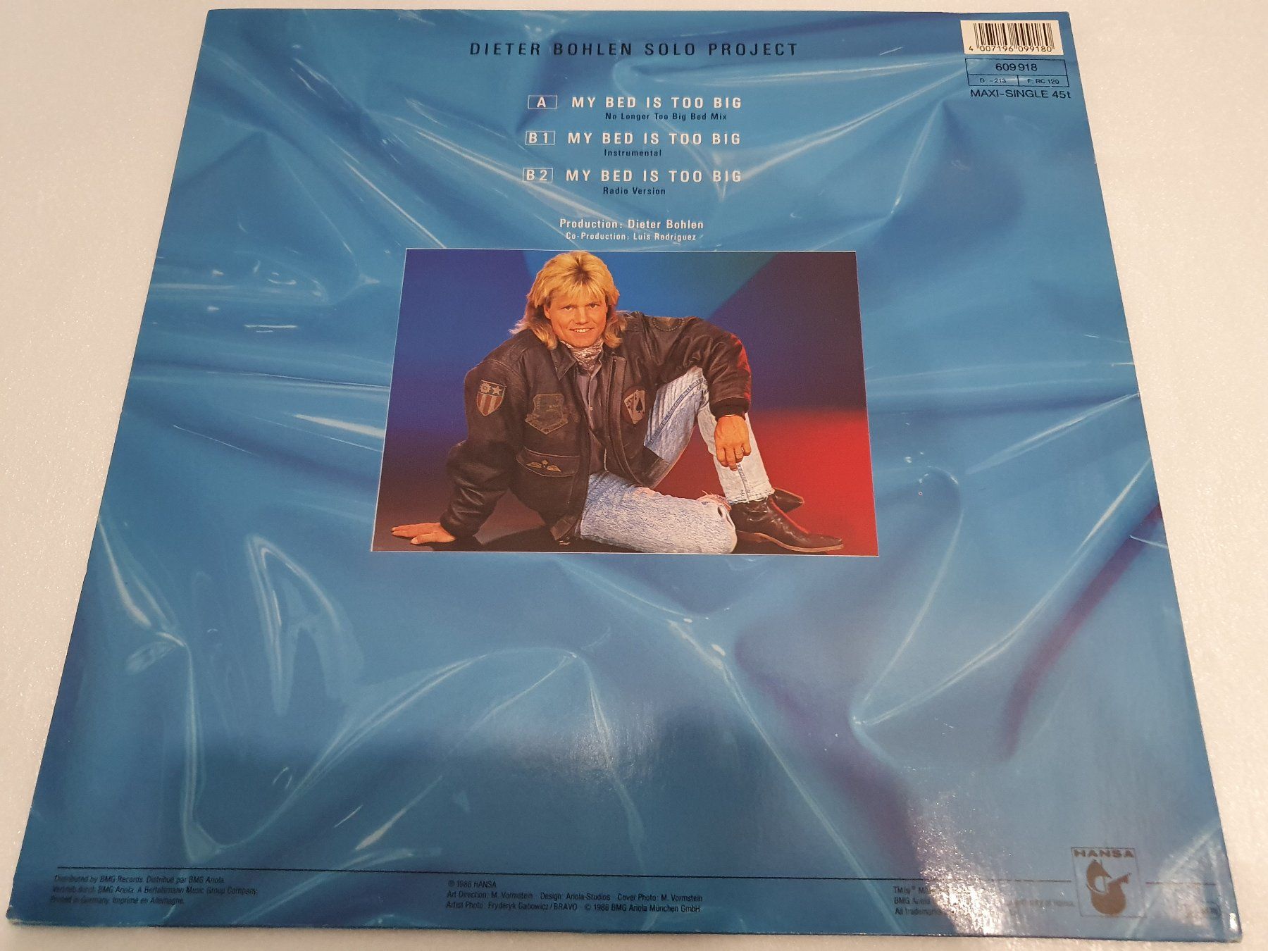 Schallplatten: Blue System – My Bed Is Too Big – Gebraucht aus Uster von Vinyl-Leidenschaft 1