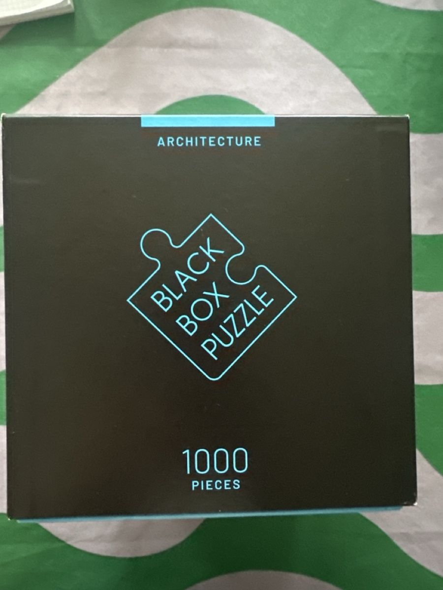Puzzle: Black Box Puzzle - Architecture, 1000 pieces – Usato da Zürich venduto da ira_27zx