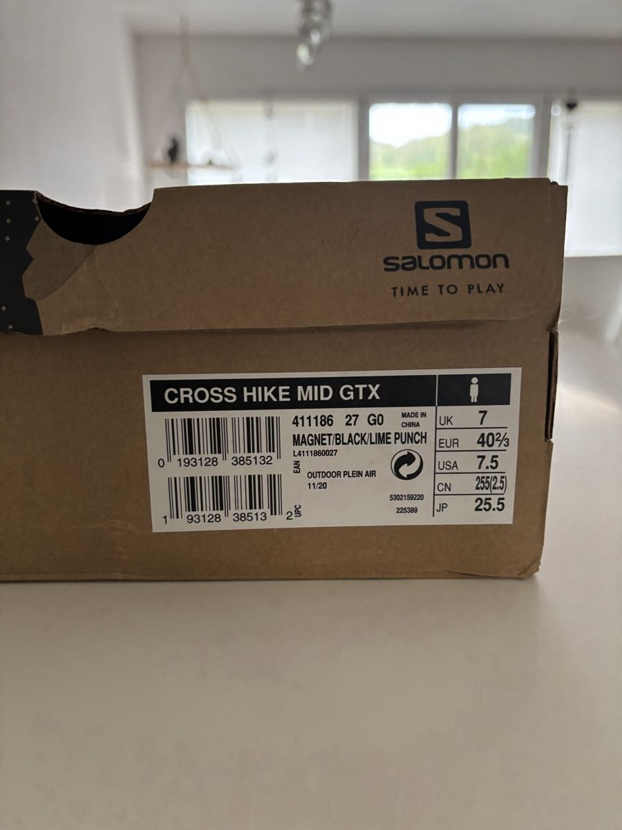 Salomon Herrenschuhe: Cross Hiking Schuhe – Neu und originalverpackt aus Rorbas von Henshin 4