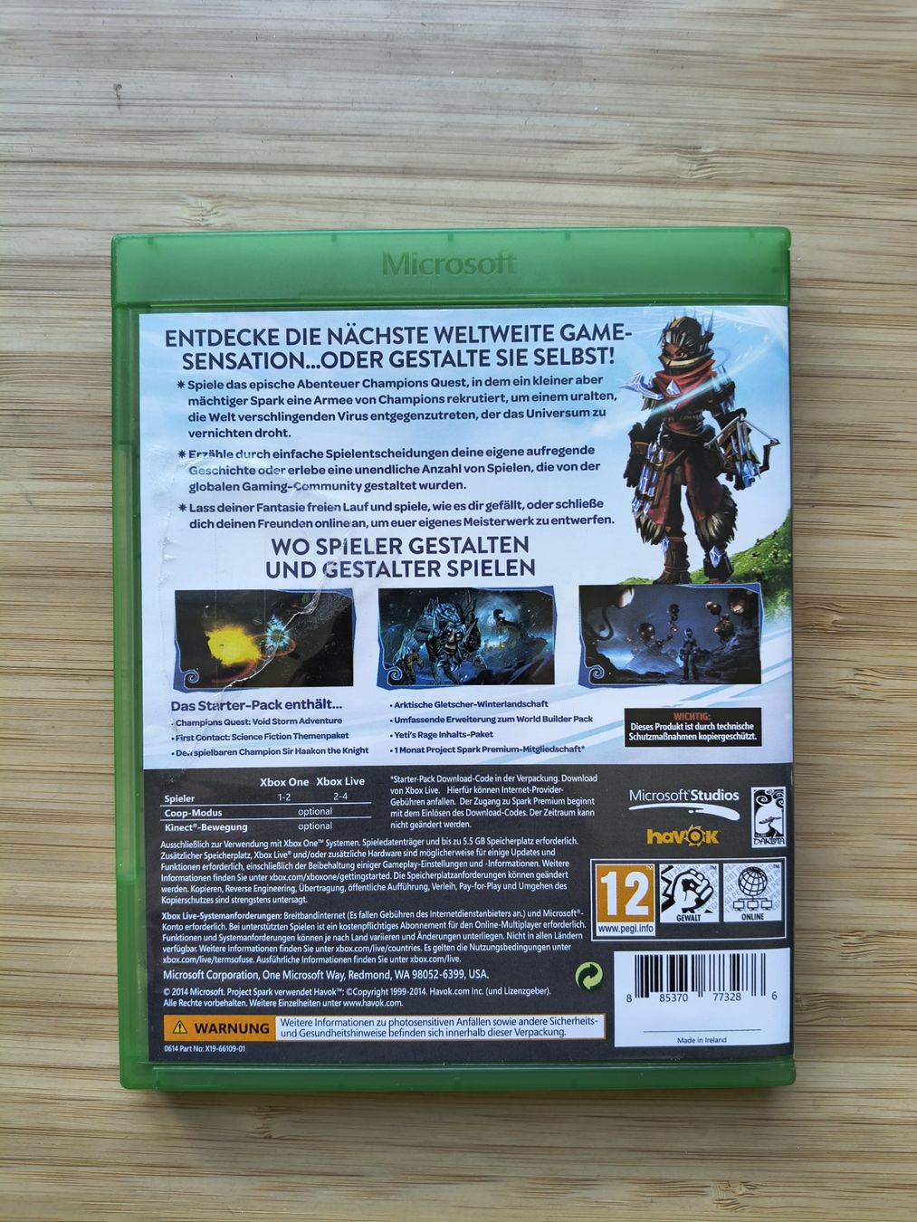 Spiele: Project Spark (XBox One) – Gebraucht aus Riedholz von ste_96cd 1