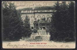 AK Fridau, Blick zum Kurhaus, 1907