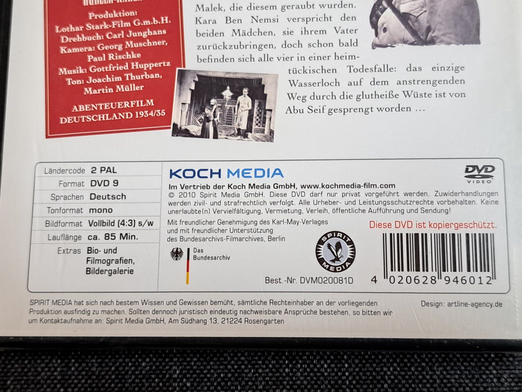 Alle DVDs: DVD  Karl May  Durch die Wüste, neu verpackt – Neu und originalverpackt aus Unterseen von Kanica 3