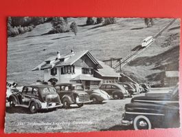 AK: DRAHTSEILBAHN ENGELBERG-ALT/AUTO JAHR 1949