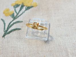 NEW - S925 Citrine Ring (Adjustable)