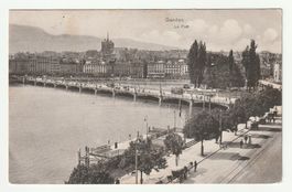 Ansichtskarte Genf Le Port, Gelaufen