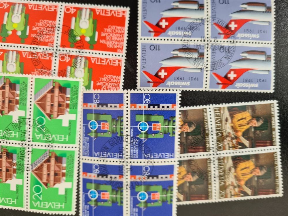 649-653 ET 4er Blocks (22.--) (Gebraucht) in Buttikon SZ für CHF 1 ...
