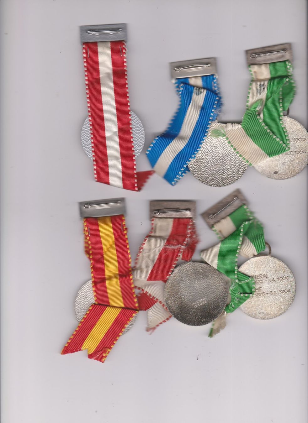 Medaglie: Lot de 6 médailles Général Guisan – Usato da Bex venduto da Canouille 1