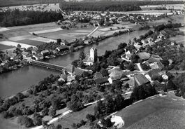 Aarwangen BE Flugufnahme Nr.55012 , 1950
