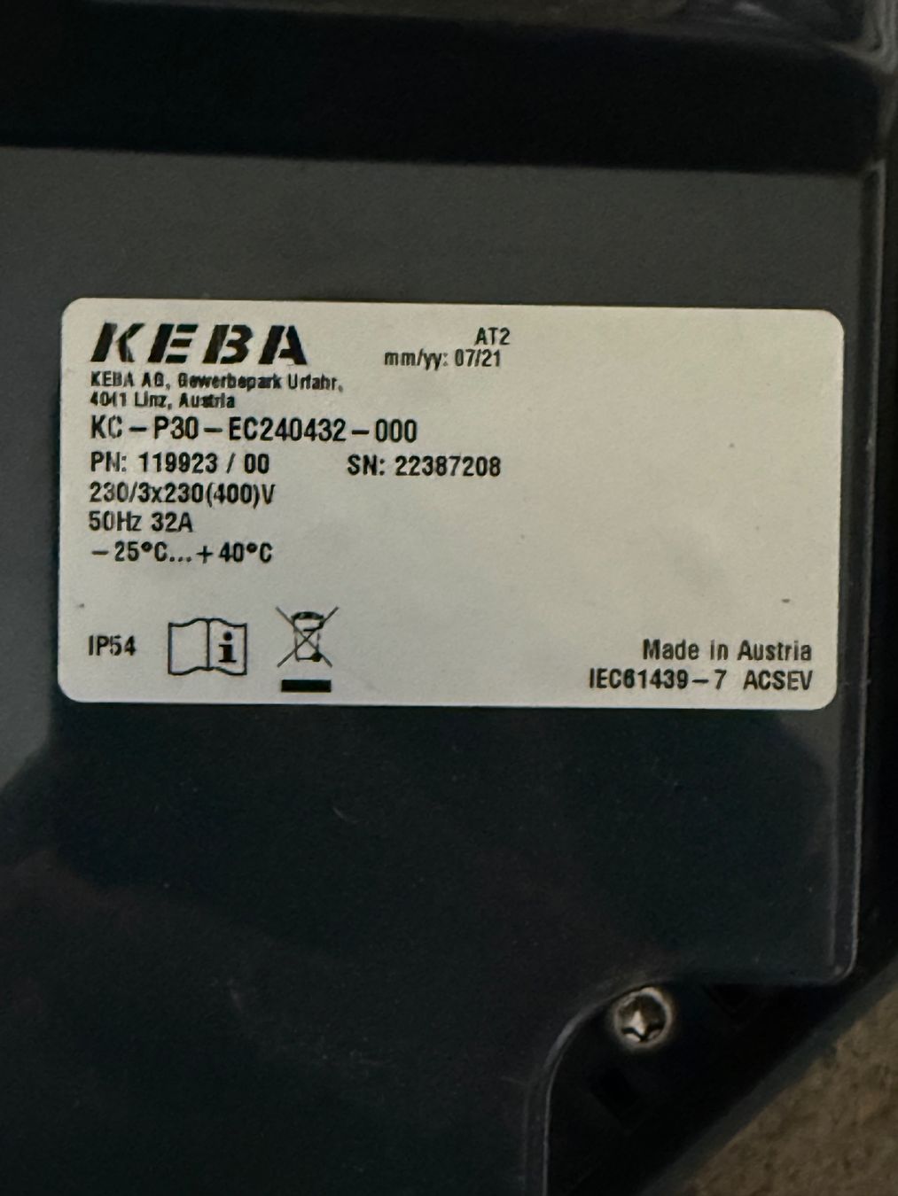 Caricabatterie: Keba Wallbox KCP30 – Usato da Buchs AG venduto da Steff990 2
