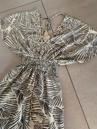Boho Jumpsuit aus Seide und Viscose