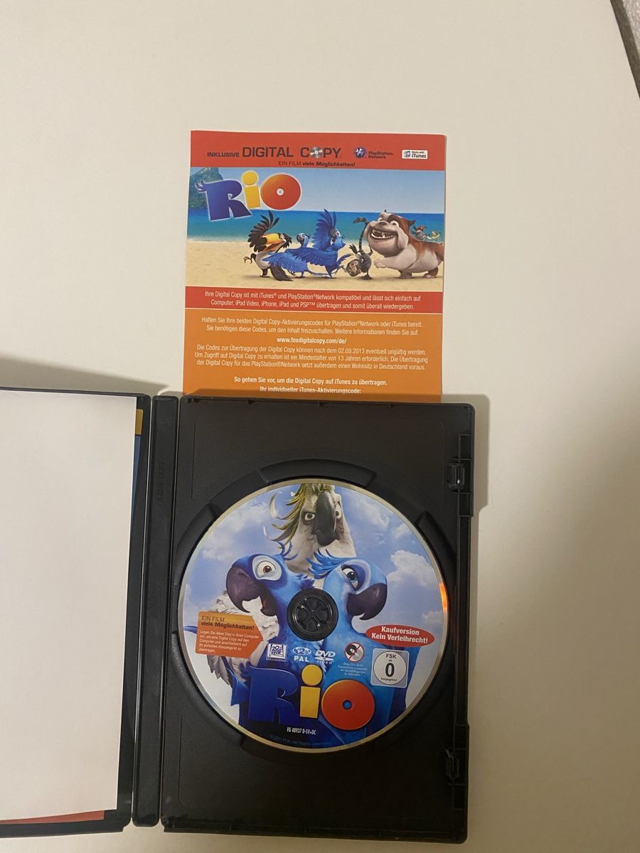 Tutti i DVDs: DVD Rio + digital kopie – Usato da Oensingen venduto da mig_99db 3