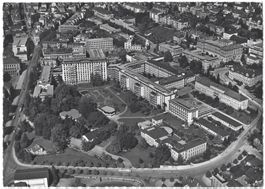 Flugaufnahme  ZÜRICH.   Kantonsspital