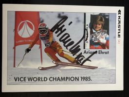 Autogrammkarte Ariane Ehrat Kastle Ski Vize-Weltmeisterin