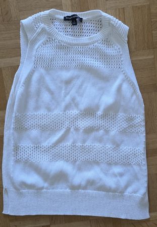 Top/Tshirt Banana Republic blanc sans mancge Taille S