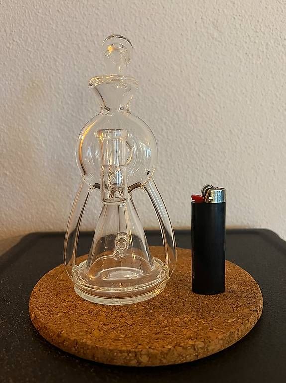 Narghilé: Donut Recycler Dab Rig 14mm – Usato da Winterthur venduto da fuc_b87p 2