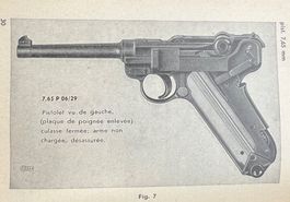 Reglement pistolets SIG P210 9mm et Parabellum 7,65mm 06/29