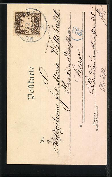 Cartoline postali: Paul Hey: München, Schäfflertanz Theat – Usato da Berlin venduto da bartko-reher 1