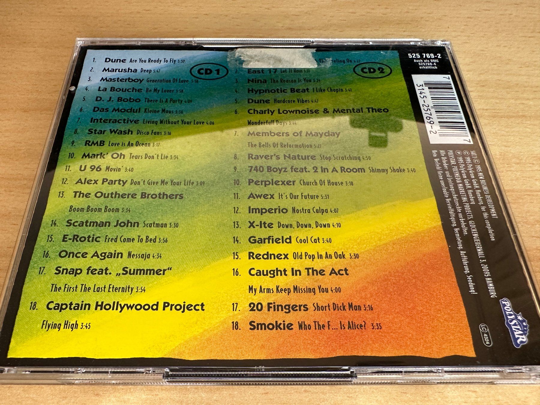 CDs: Various – Mega Hits 95 ½ - 2 CD – Gebraucht aus Rikon im Tösstal von Alpenmutz 1