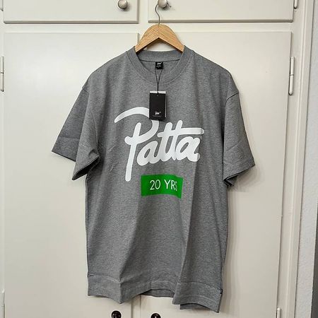 PATTA Chlorophyll 20 Years Anniversary T-Shirt Grey AM1 rare