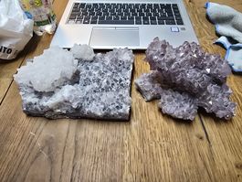 2 Grössere Kristall Cluster? 3.48Kg total (D1)