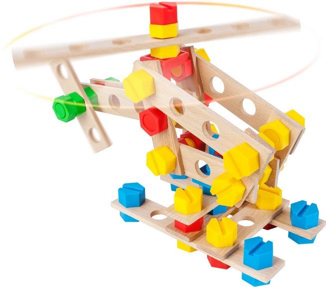 Baukästen: Constructor Junior Helikopter Bauset, 68 Teile / Ab 4 Jahren – Neu und originalverpackt aus Oensingen von Liquidations-Shop 1