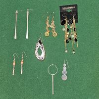 Diverse Ohrring Kollektion, 7 Stuck - Sommer Look!