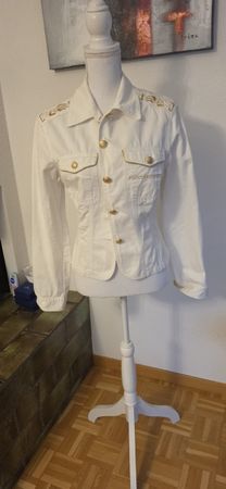 Roccobarocco Jeans Damen Jacke, weiss, Gr. S, neuwertig!