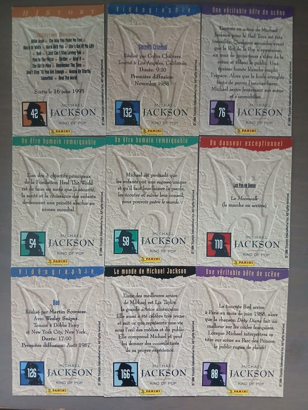 Panini Carte collezionabili: Michael Jackson Panini Sammelkarten-Set rare! – Usato da Dietikon venduto da mih_xsk8 1