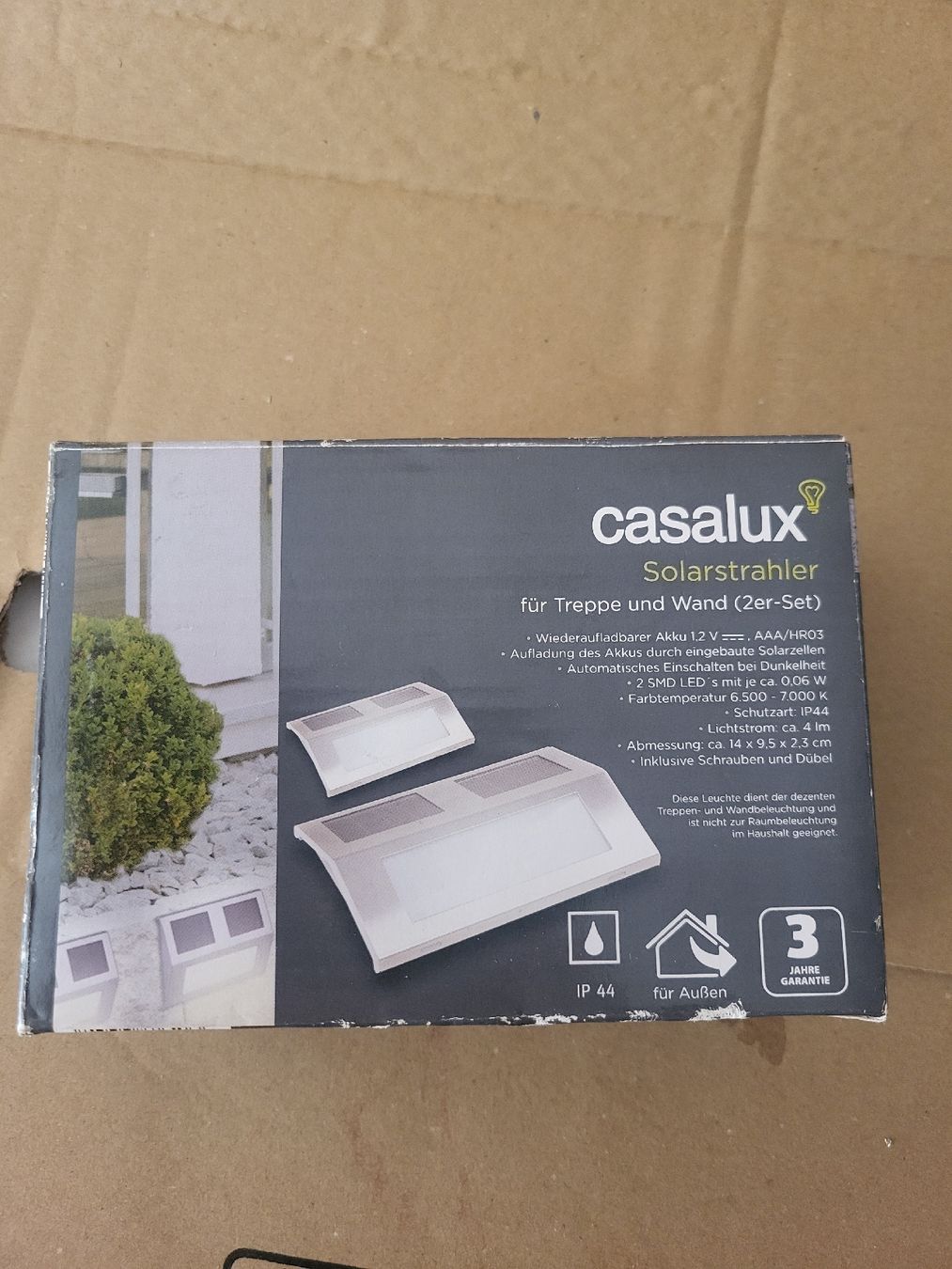 Lampes: 2x Wandstrahler solar – Neuf (Voir description) à Ulisbach par Jaeger1291