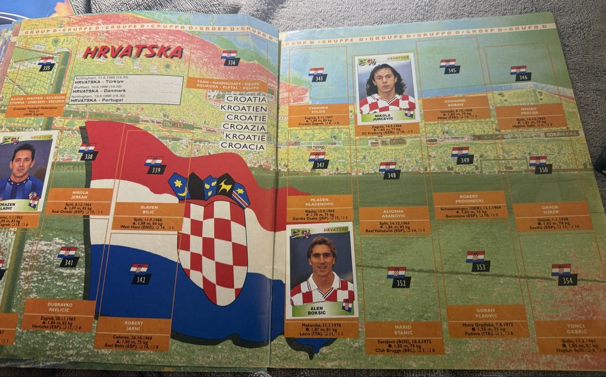 Panini Sammelbilder & Trading cards: Panini Album EM 96 – Gebraucht aus Baden von Goldbaum 2