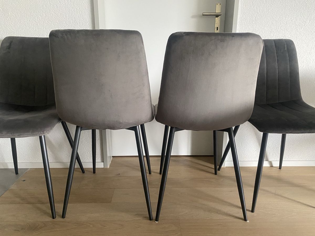 Mömax Stühle: 4 Velourstühle – Gebraucht aus Berg SG von Silversurfer 3