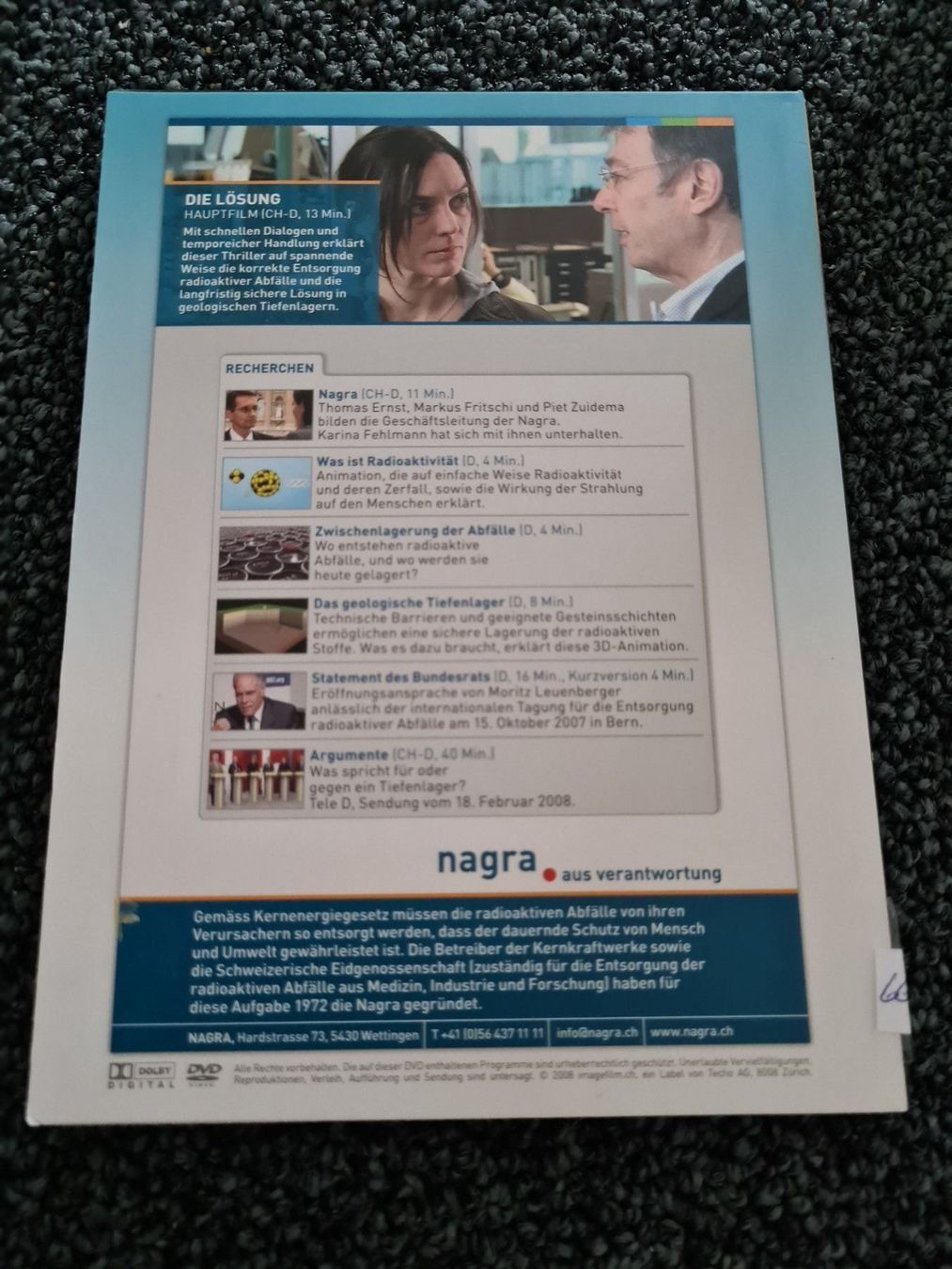 Tutti i DVDs: DIE LÖSUNG (6677) – Usato da Ruswil venduto da jan_bxl5 1