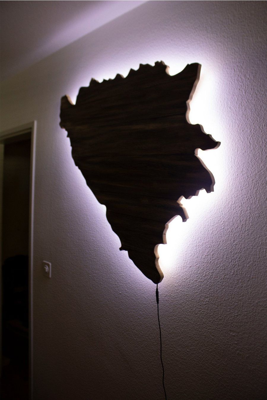 Xilografie: Bosnien Karte aus Holz LED – Nuovo e nell'imballaggio originale da Zürich venduto da Miki_Schreiner 8