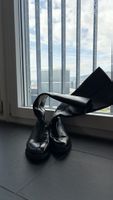 Stylish Black Leather Knee-High Boots - Brand Day