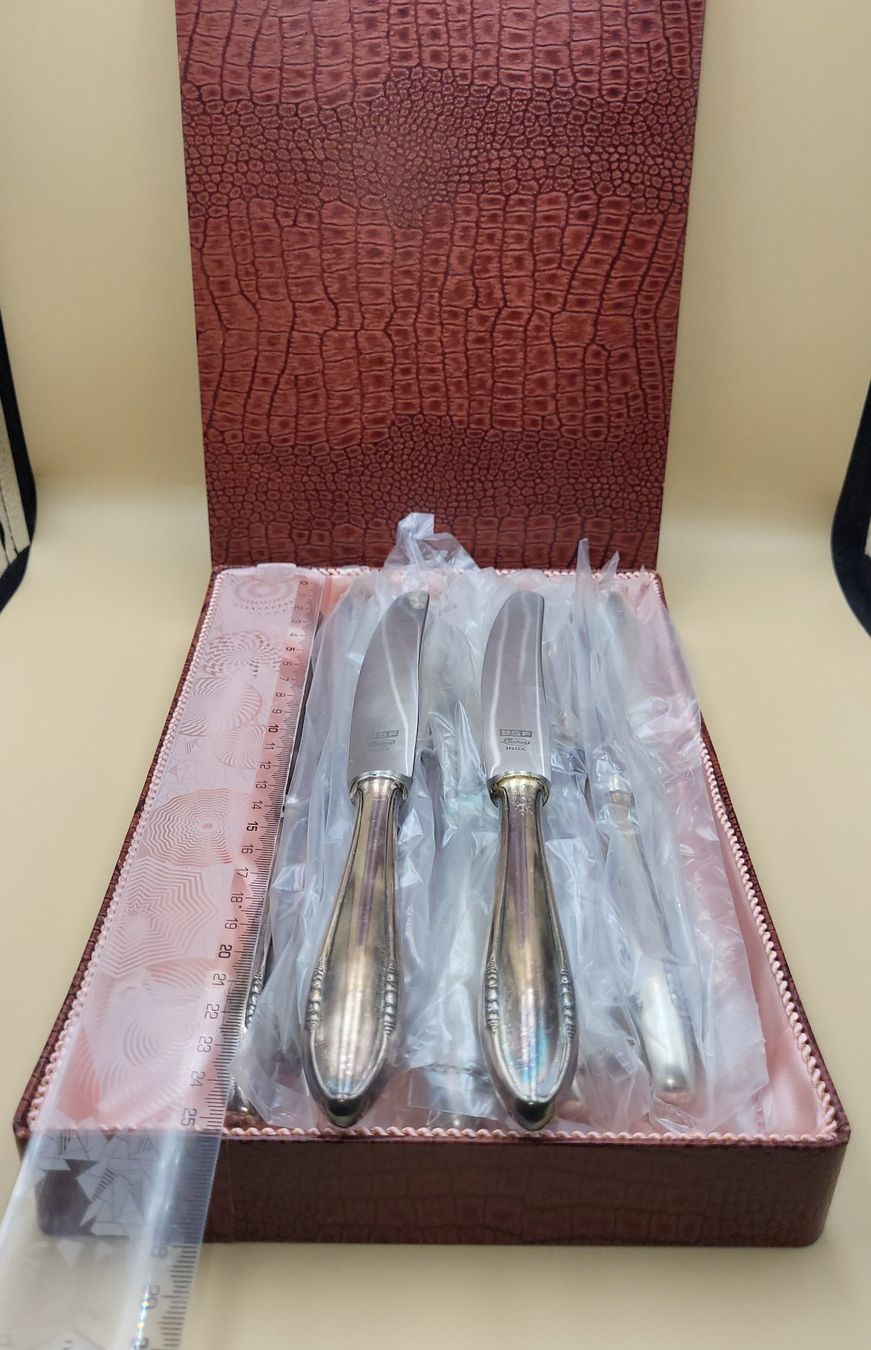 Besteck: 12 Silber Fischmesser im Etui. – Gebraucht aus Wald ZH von SwissPawnshop 6