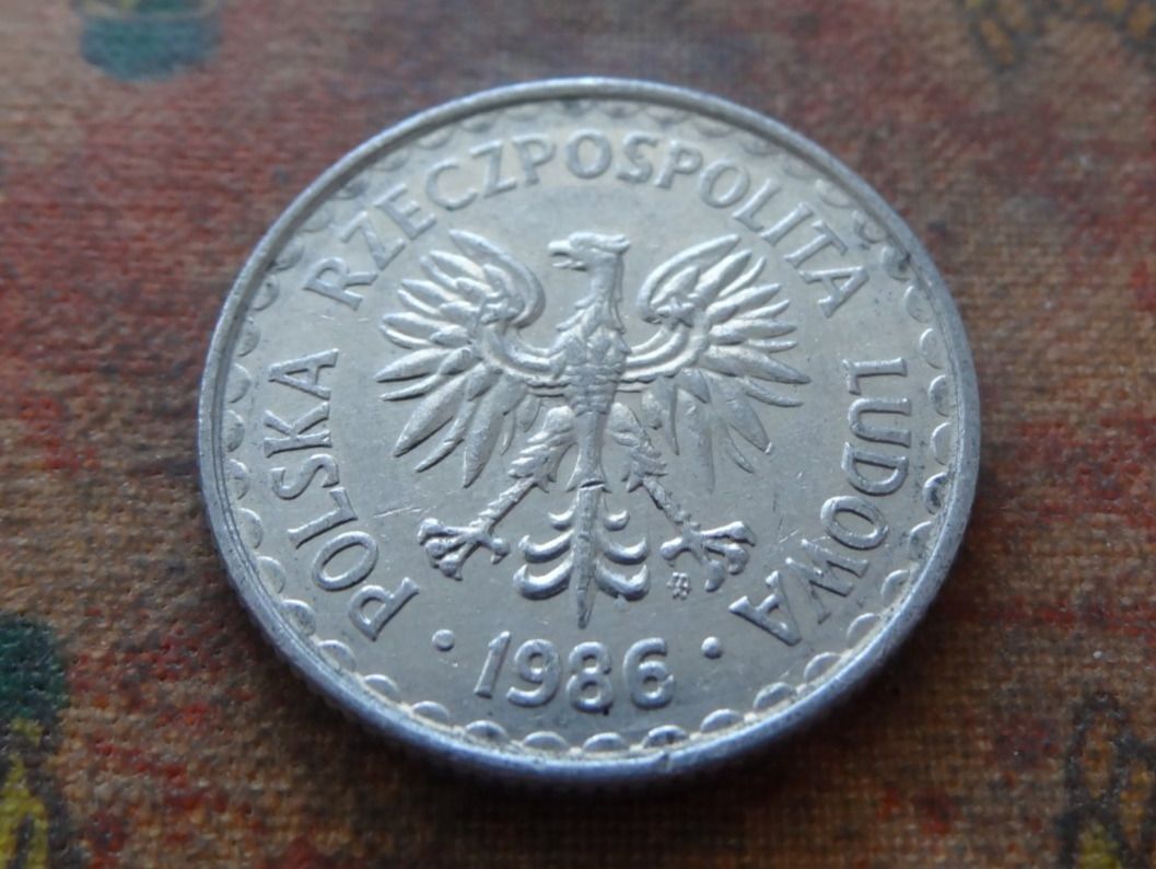 Tutti le monete: Pologne  1  Zlote  1986 – Usato da Romanel-sur-Lausanne venduto da Swift13