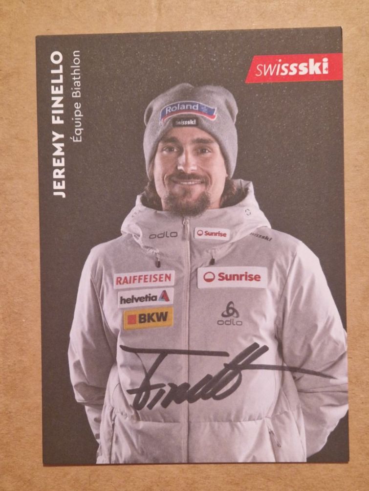 Autografi: Jeremy Finello - handsigniert – Usato da Menziken venduto da Autogramme