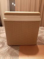 Neuer kleiner Kühlbox Rattanoptik 10L mit Kühlakkus