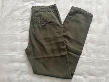 Damen Sommer Hosen "Zara" Farbe olivgrün Grösse 34