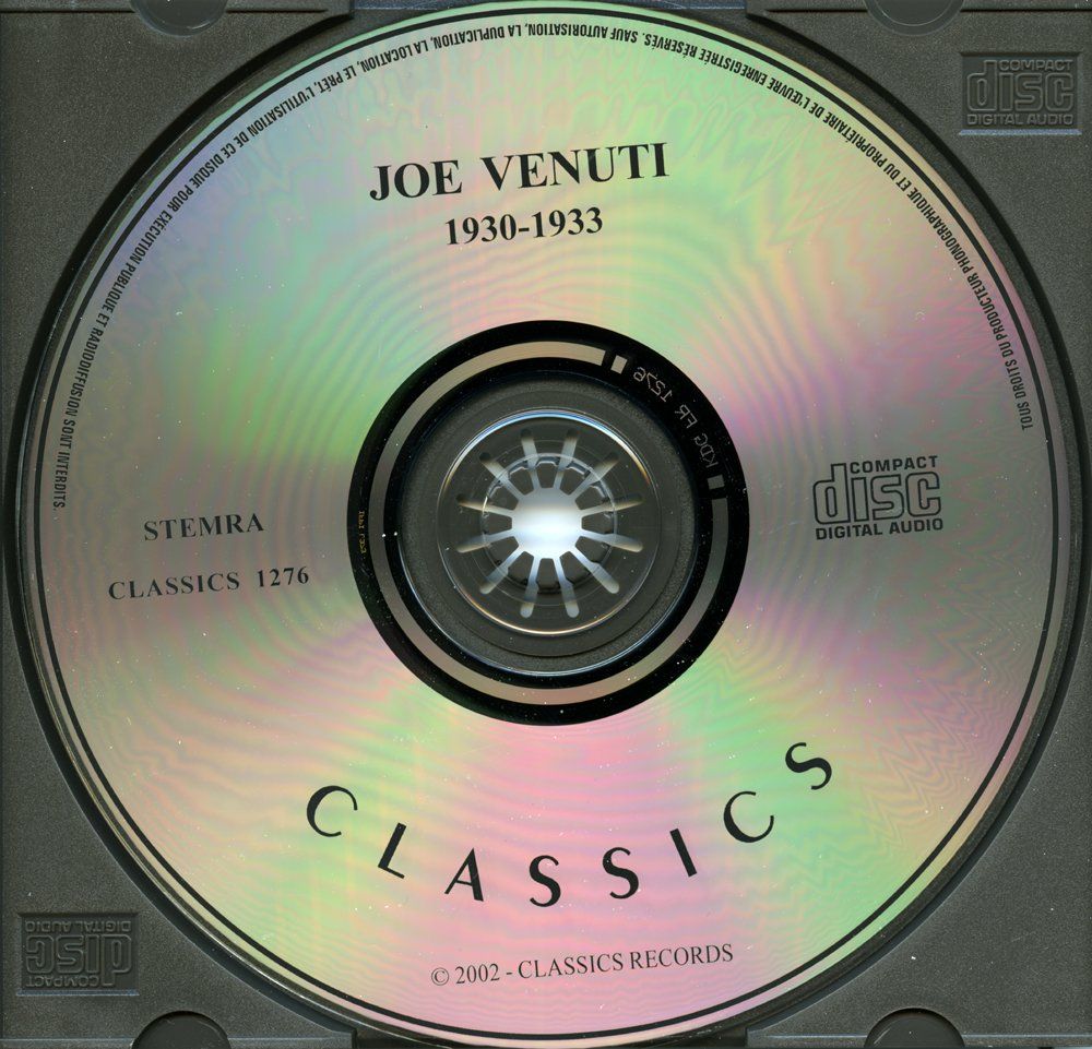 CD: Jazz-CD:  Joe Venuti....." (Classics") – Usato da Hochfelden venduto da mue_lhm9 2