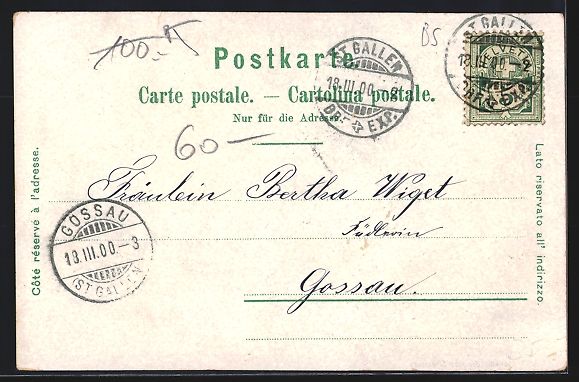 Cartes postales: Litho Basel, Teilansicht, Centralbahnhof – D'occasion à Berlin par bartko-reher 1