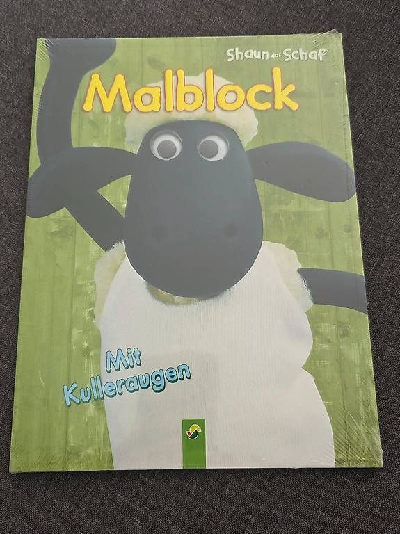 Libri: Shaun das Schaf Malblock – Nuovo e nell'imballaggio originale da Otelfingen venduto da Schlaedde