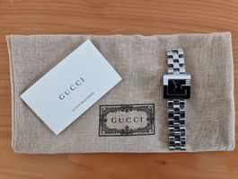 Gucci Damenuhr G-Frame Stahl