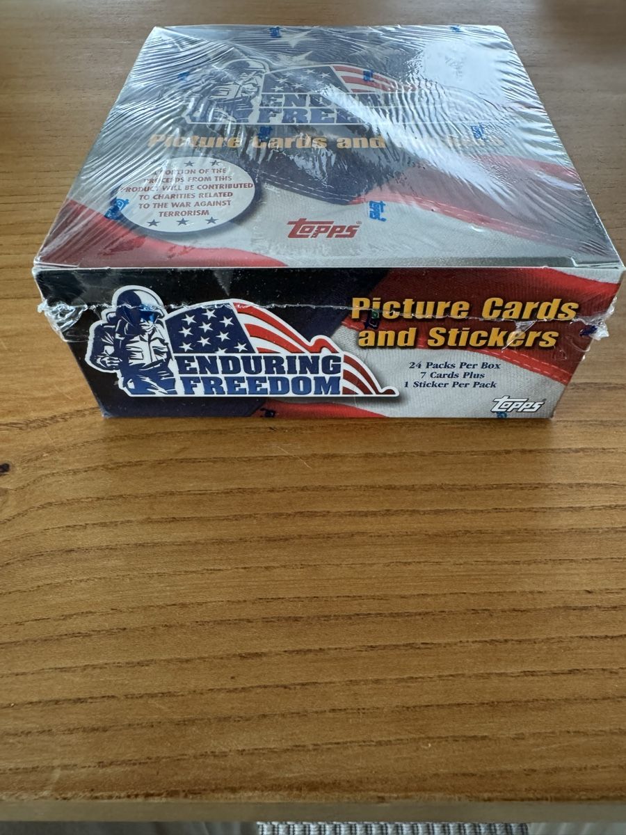 Topps Sammelbilder & Trading cards: TOPPS Enduring Freedom Box 2001 – Neu und originalverpackt aus Altendorf von fivep 1