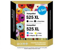 PGI-525 XL / CLI-526 XL / Komp. Drucker-Patronen Canon (1x6)