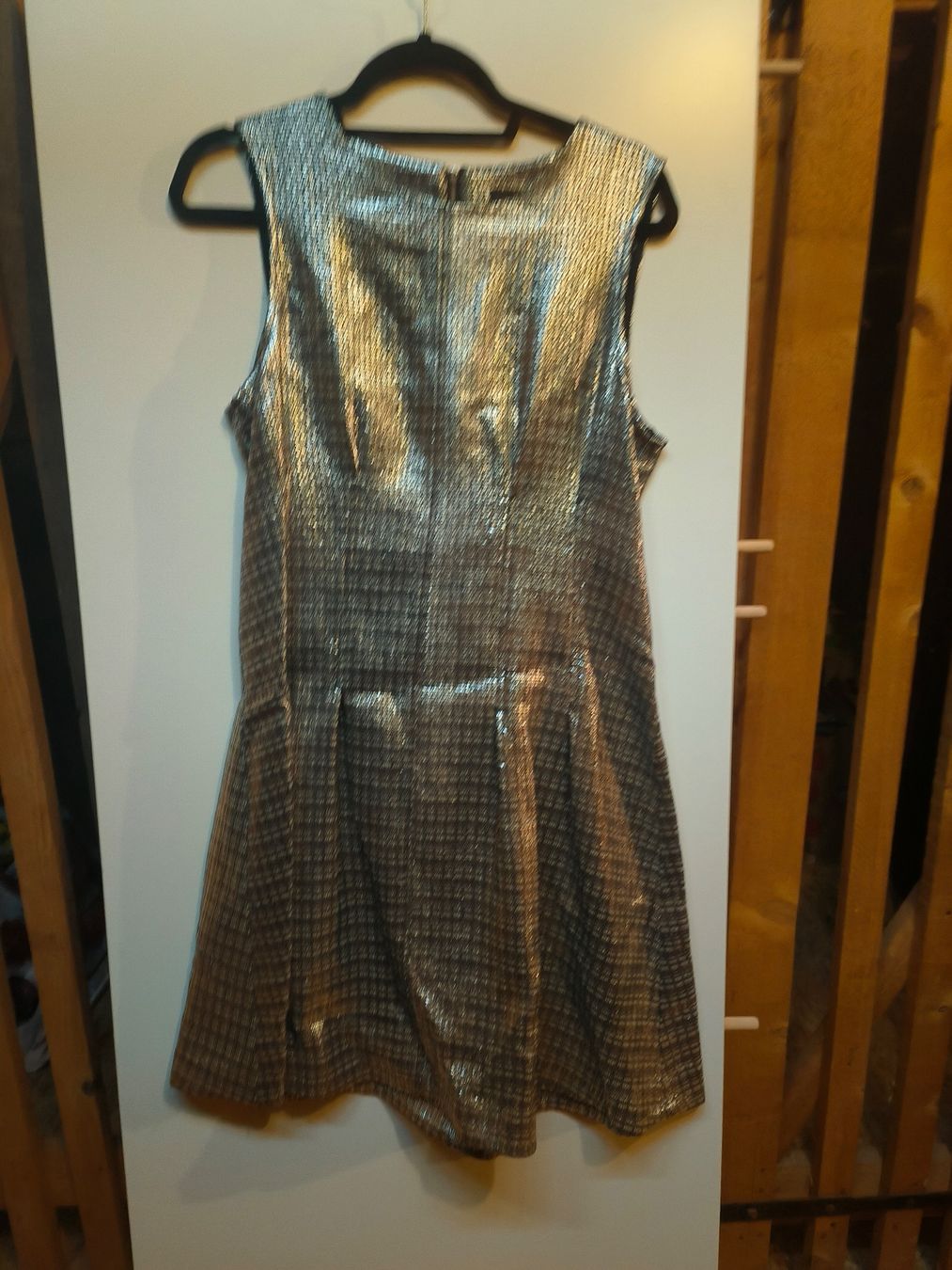 Topshop Vestiti: Topshop Kleid, Silber, Gr. 42, festlich – Usato da Thalwil venduto da jabi