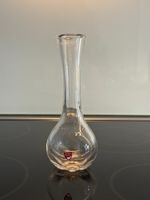 Vase Glas farblos langer Hals Orrefors E. Englund 1974